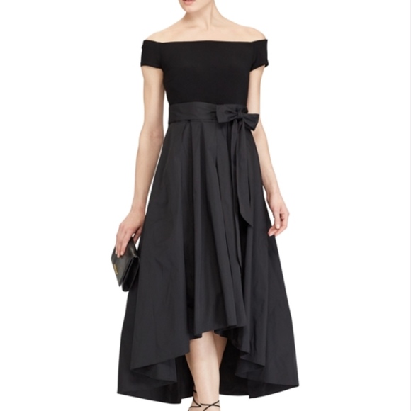 Lauren Ralph Lauren Dresses & Skirts - Lauren Ralph Lauren Taffeta Off-The-Shoulder Dress
